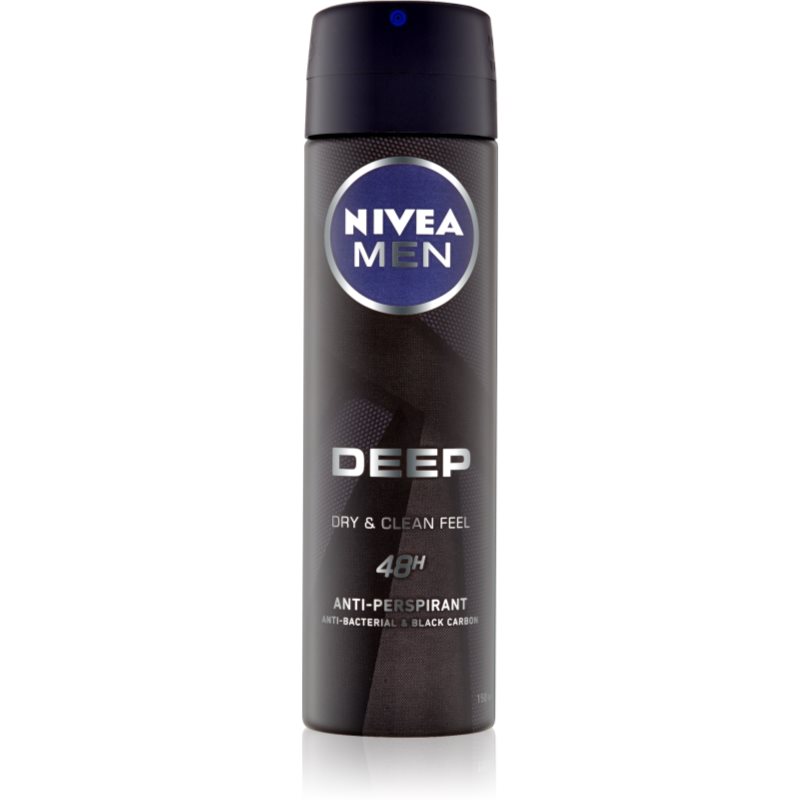 Nivea Men Deep Antiperspirant Spray For Men 150 Ml