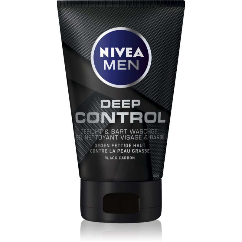 Nivea Men Deep очищуючий гель для обличчя та зони вусів для чоловіків 100 мл