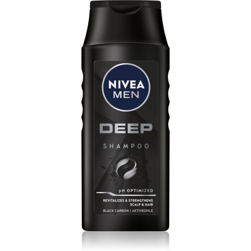 Nivea Men Deep 250 ml šampón pre mužov na mastné vlasy; na normálne vlasy