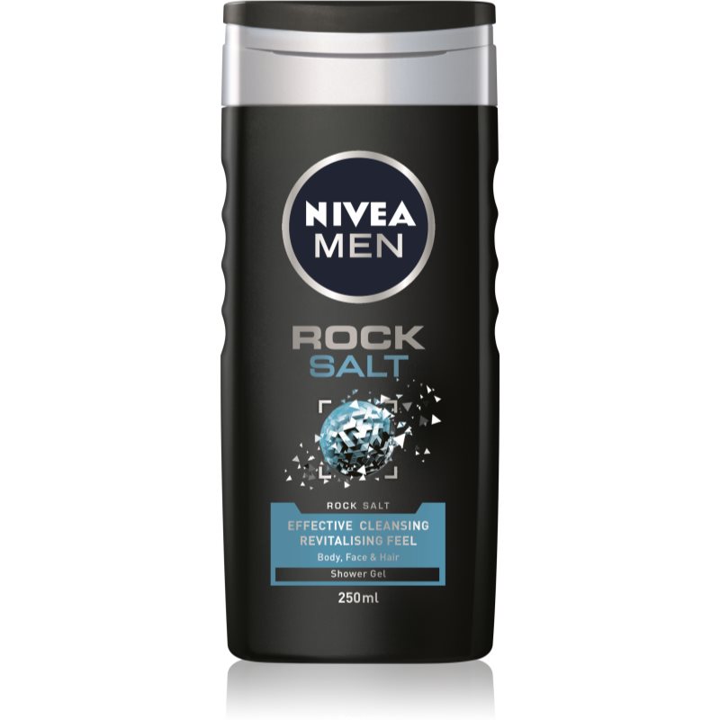 

Nivea Men Rock Salt гель для душу для обличчя, тіла та волосся