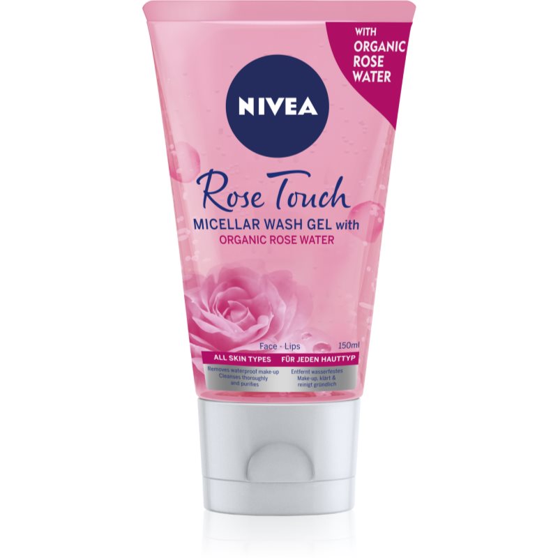 Zdjęcia - Produkt do mycia twarzy i ciała Nivea Rose Touch oczyszczający żel micelarny 150 ml 