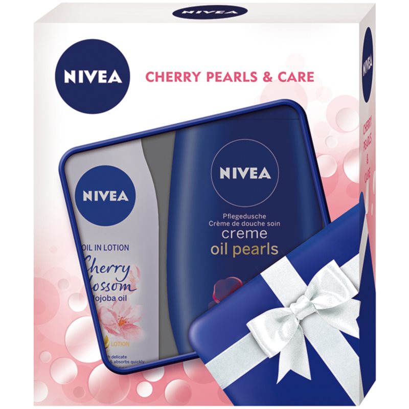 

Nivea Cherry Blossom & Jojoba Oil набір I.