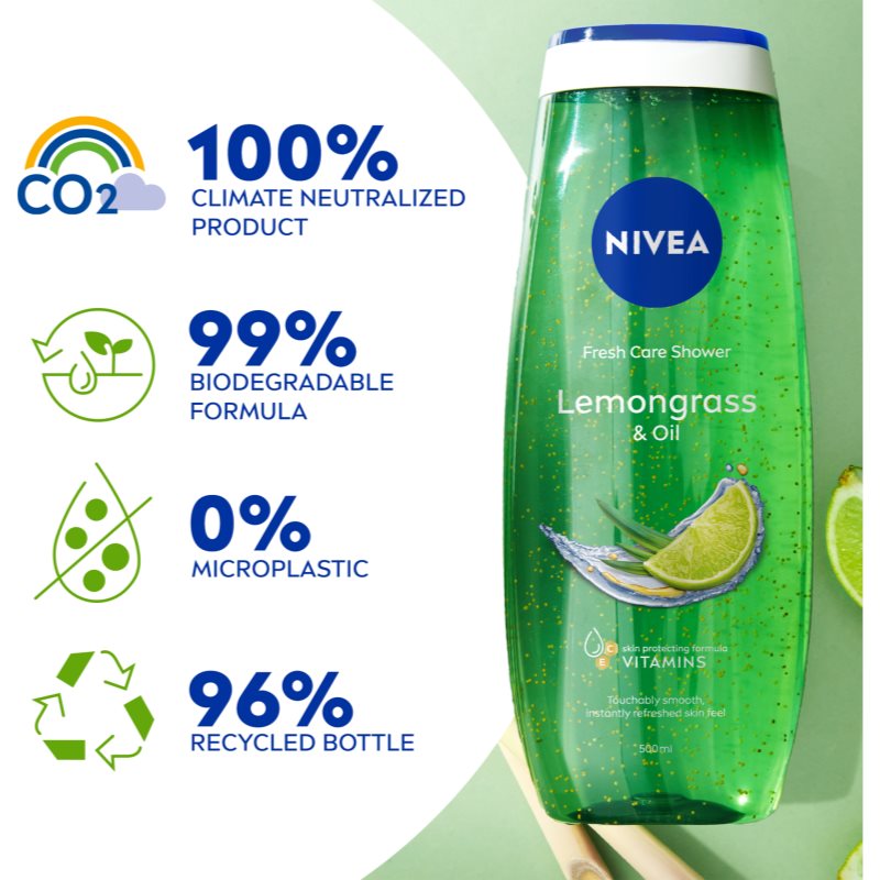 NIVEA Lemongrass & Oil refreshing shower gel 500 ml