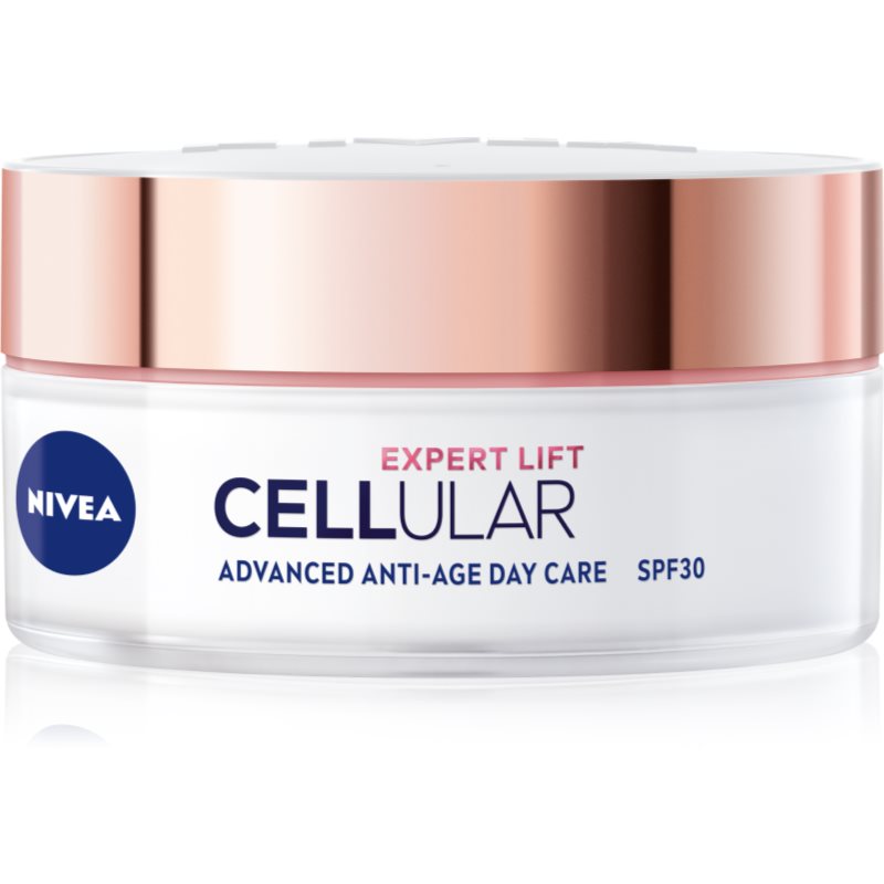 Nivea Cellular Expert Lift Advanced Anti-Age Day Cream SPF30 50 ml denný pleťový krém proti vráskam; spevnenie a lifting pleti; na dehydratovanu pleť
