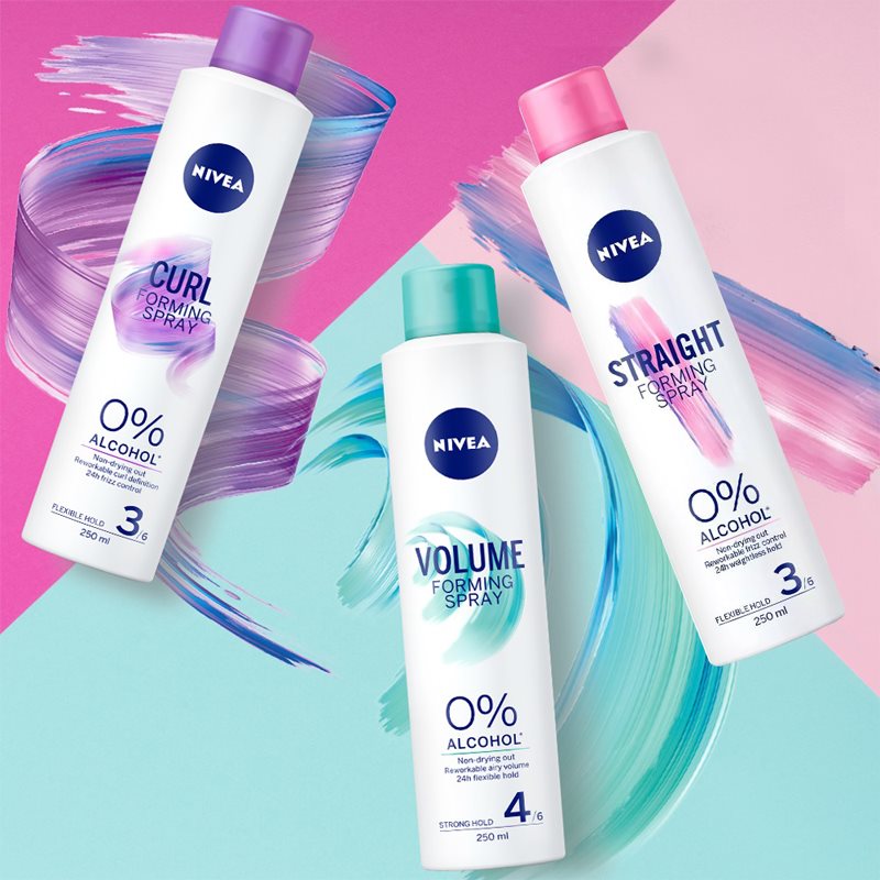 

Nivea Forming Spray Straight спрей-стайлінг для вирівнювання волосся
