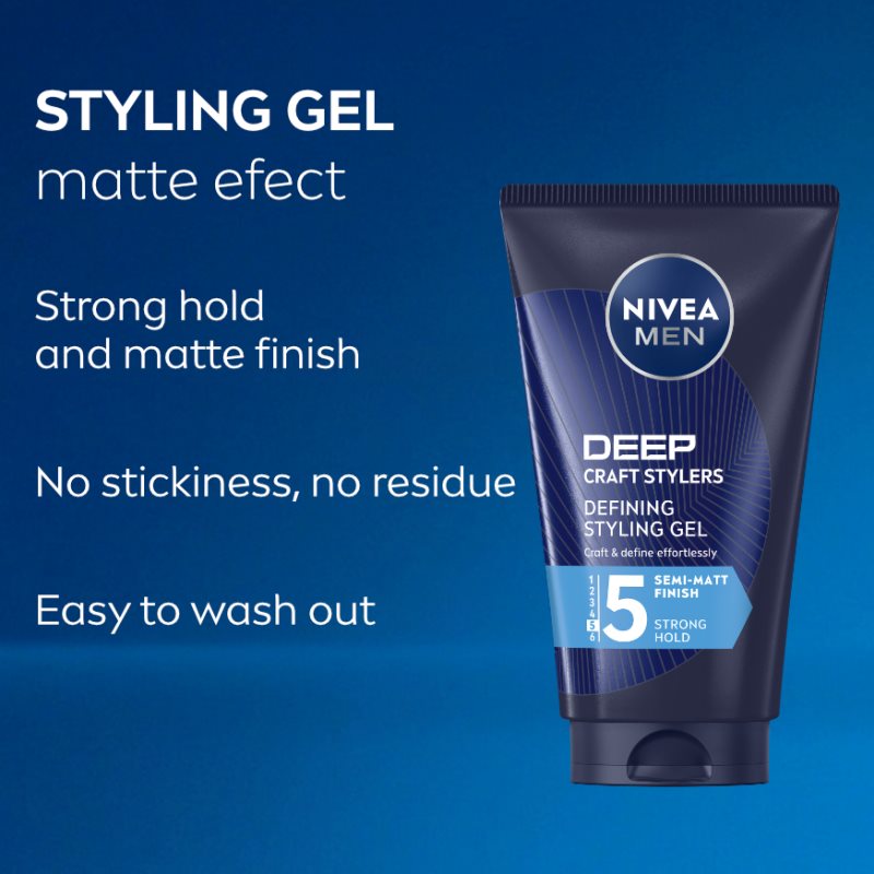 NIVEA MEN Craft Stylers gel na vlasy 150 ml (obrázek 2)
