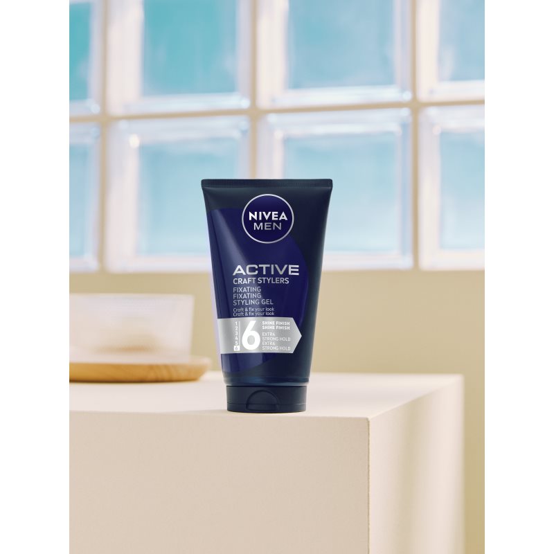 NIVEA MEN Craft Stylers stylingový gel pro hladké a lesklé vlasy 150 ml (obrázek 3)