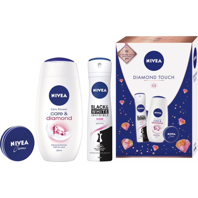 

Nivea Diamond Touch подарунковий набір XV.