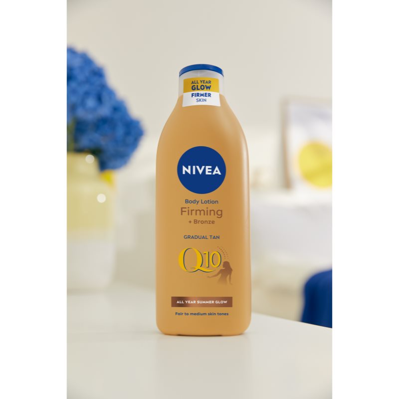 Nivea Q10 Firming + Bronze тонуюче молочко зі зміцнюючим ефектом 400 мл