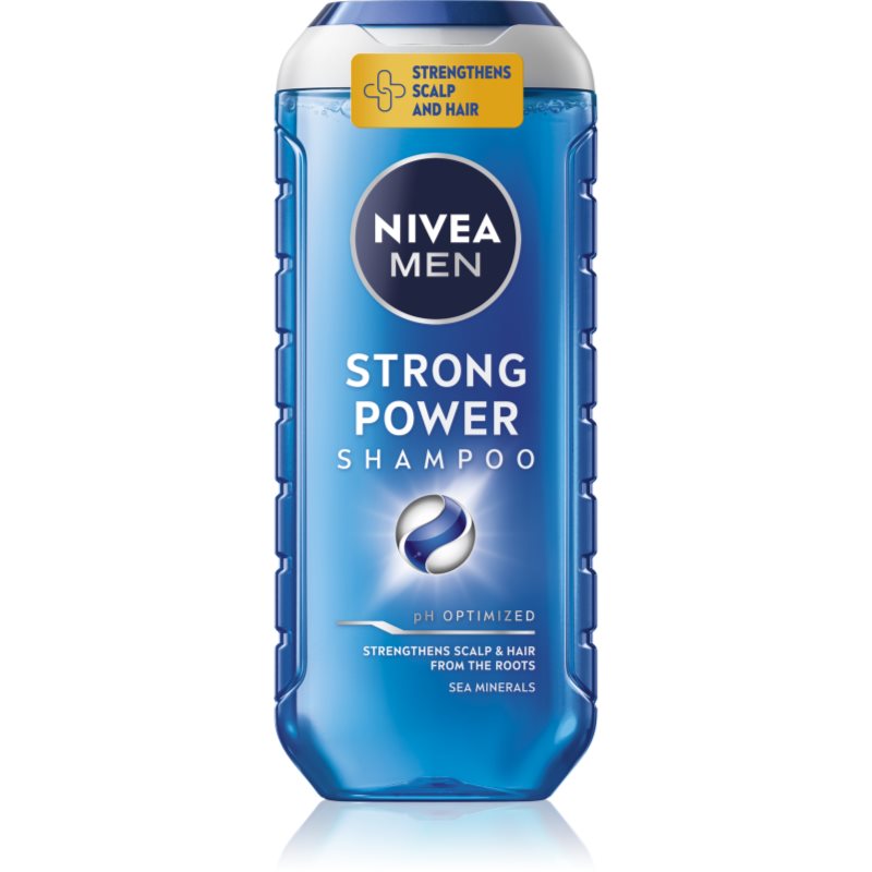 NIVEA MEN Strong Power posilující šampon pro muže 400 ml