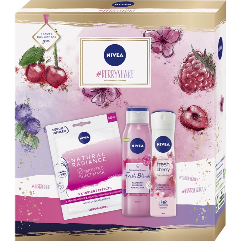 

Nivea #Berryshake подарунковий набір для тіла