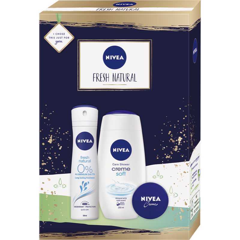

Nivea Fresh Natural подарунковий набір (для обличчя, рук та тіла)