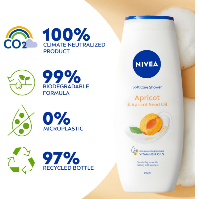 NIVEA Apricot & Apricot Seed Oil 500 ml