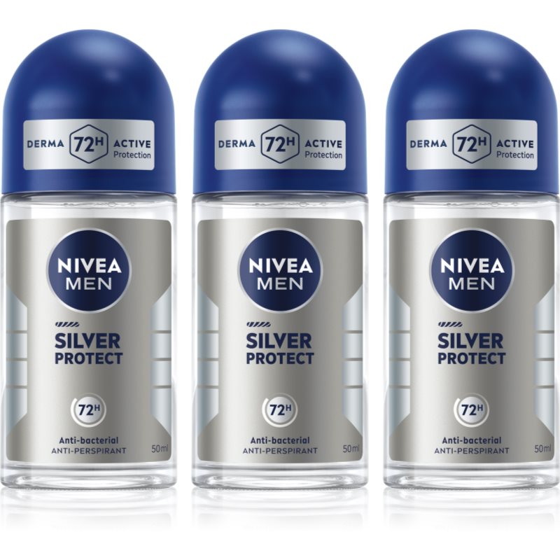 NIVEA MEN Silver Protect antiperspirant roll-on 48h