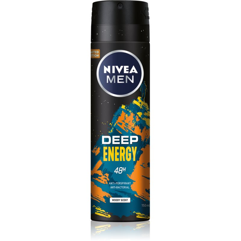 Nivea Deep Energy antiperspirant ve spreji pro muže 150 ml