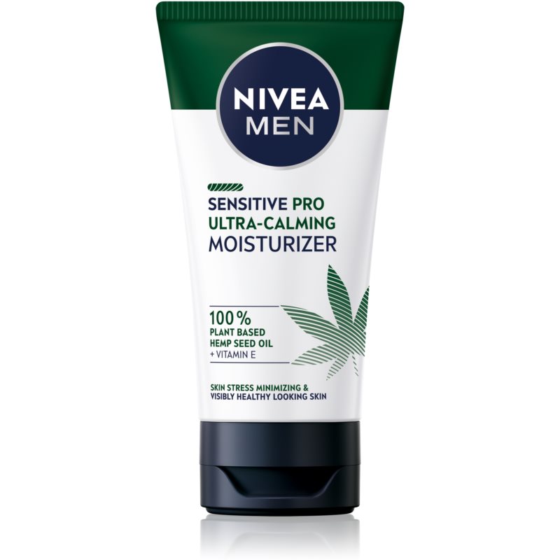 Nivea Men Sensitive Hemp заспокоюючий крем для шкіри з конопляною олією для чоловіків 75 мл