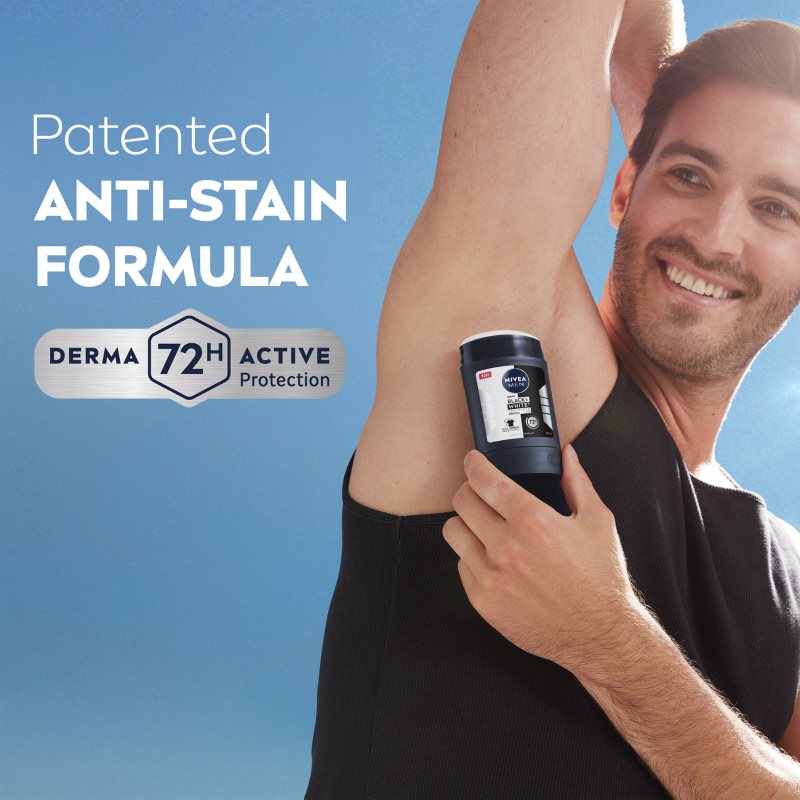 NIVEA MEN Black & White Invisible Original tuhý antiperspirant pro muže 50 ml (obrázek 6)