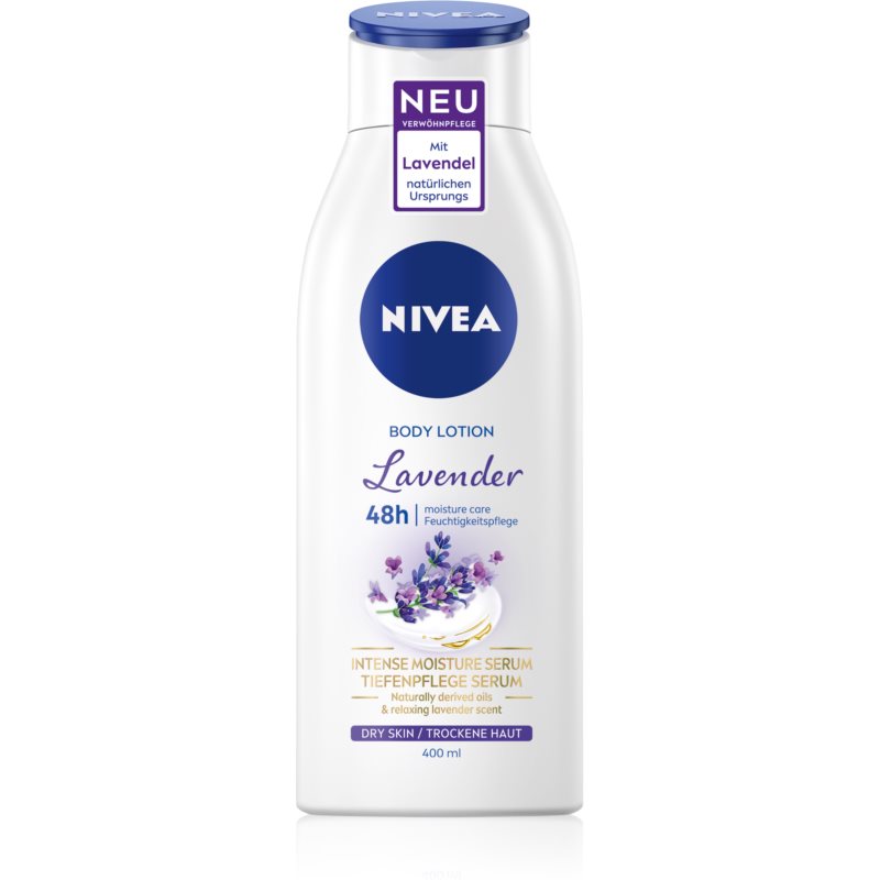 E-shop Nivea Lavender tělové mléko s levandulí 400 ml