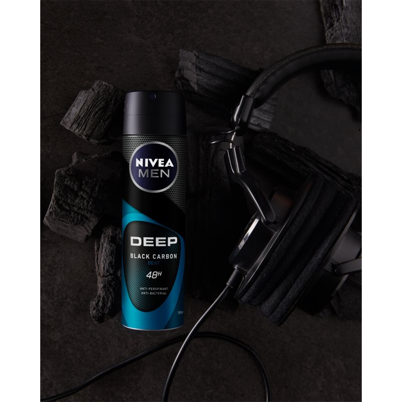 Nivea Men Deep Beat Antiperspirant Spray For Men 150 Ml