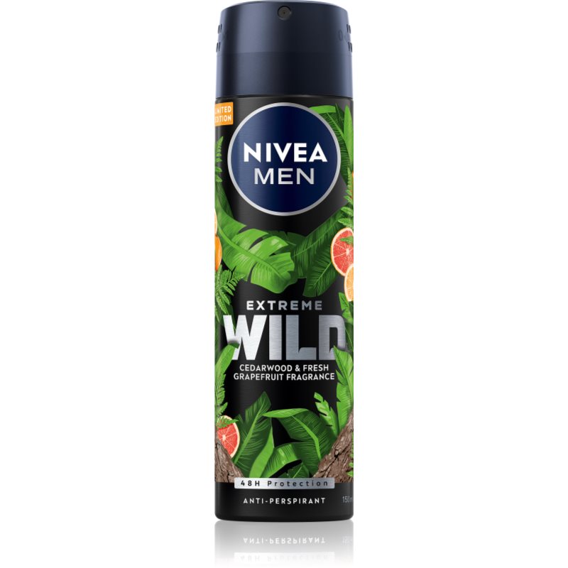 

Nivea Men Extreme Wild Cedarwood & Fresh Grapefruit антиперспірант спрей