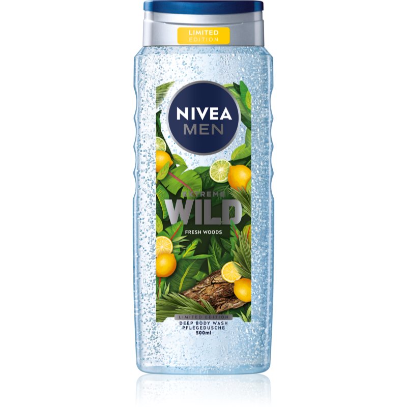 Nivea Men Extreme Wild Fresh Citrus osvežujoč gel za prhanje 500 ml
