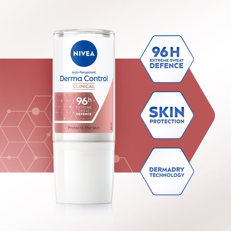 Nivea Derma Dry Control Bille Anti-transpirant 50 Ml