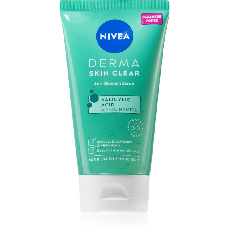 Nivea Derma Skin Clear очищуючий пілінг для шкіри обличчя 150 мл