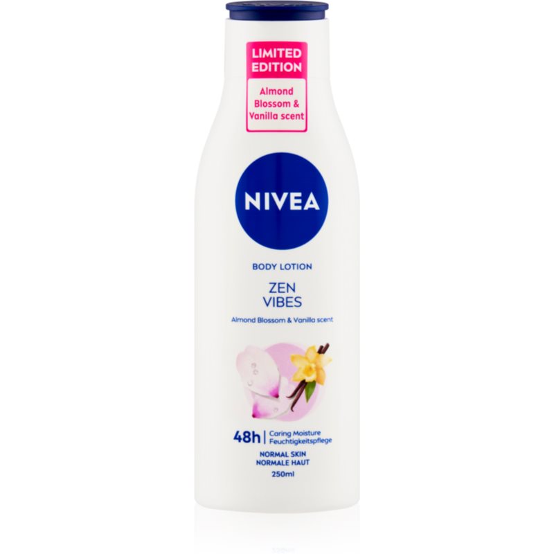 Nivea Zen Vibes hydrating body lotion Almond Blossom & Vanilla 250 ml
