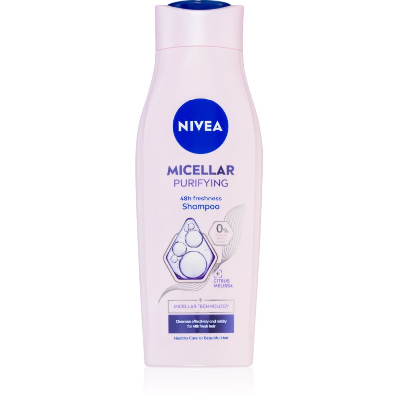 E-shop Nivea Micellar Purifying jemný micelární šampon 400 ml