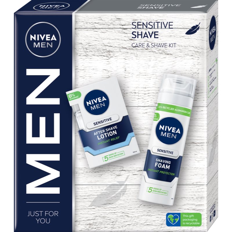 Nivea Men Sensitive подаръчен комплект (бръснене)