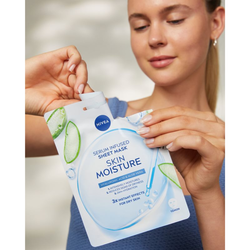 NIVEA Skin Moisture mascheraviso idratante in tessuto 1 pz