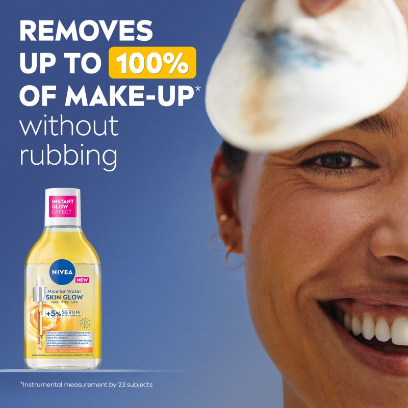 NIVEA Micellar Skin Glow acqua micellare detergente illuminante 400 ml