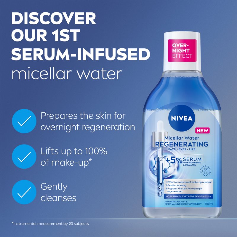 NIVEA Micellar Regenerating cleansing micellar water with regenerative effect 400 ml