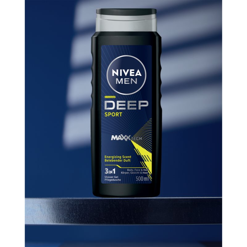 NIVEA MEN Deep Sport energising shower gel for men 500 ml