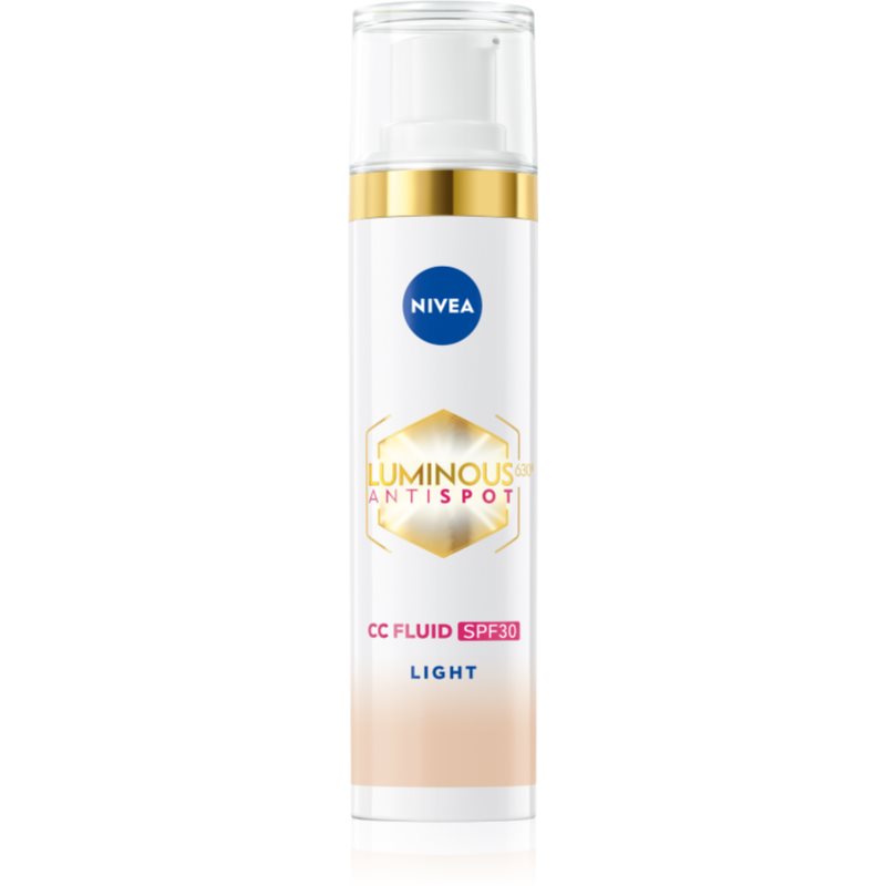 NIVEA Luminous 630 Anti Spot rozjasňující CC krém SPF 30 odstín Light 40 ml