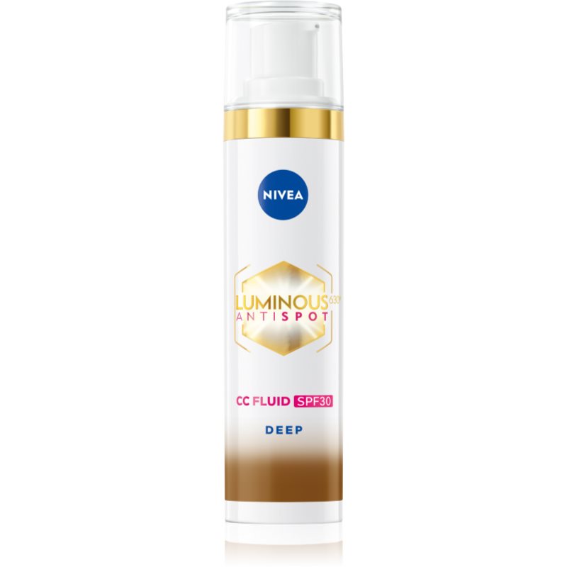 NIVEA Luminous 630 Anti Spot rozjasňující CC krém SPF 30 odstín Deep 40 ml