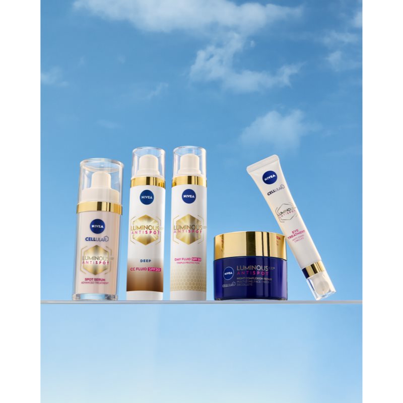 NIVEA Luminous 630 Anti Spot освітлюючий СС крем SPF 30 відтінок Deep 40 мл