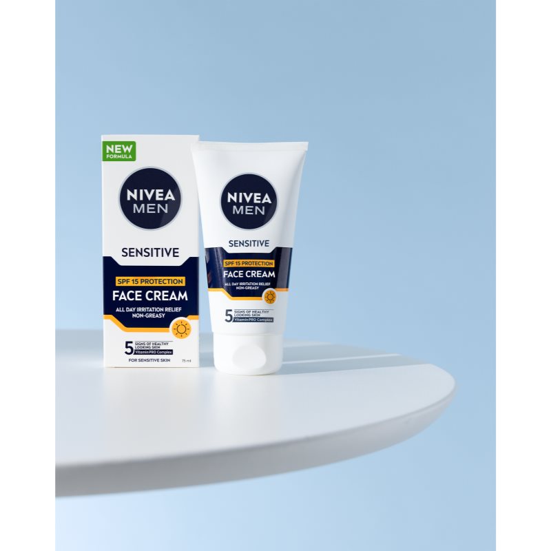 NIVEA MEN Sensitive Crème Protectrice Pour Homme SPF 15 75 Ml