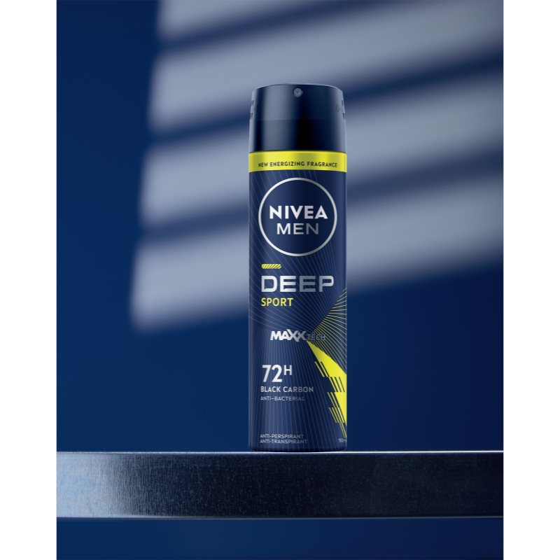 NIVEA MEN Deep Sport Antiperspirant Spray For Men 150 Ml