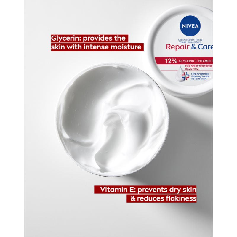 NIVEA Repair & Care nourishing regenerating cream for dry skin 400 ml