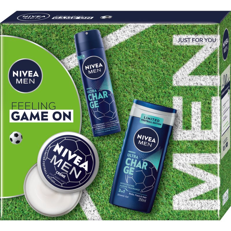 NIVEA MEN Feeling Game On gift set for men