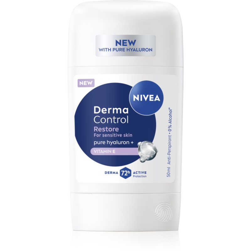 NIVEA Derma Control Restore festes Antitranspirant für empfindliche Oberhaut 50 ml