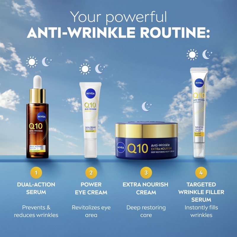 NIVEA Q10 Power výživný noční krém proti vráskám 50 ml (obrázek 7)