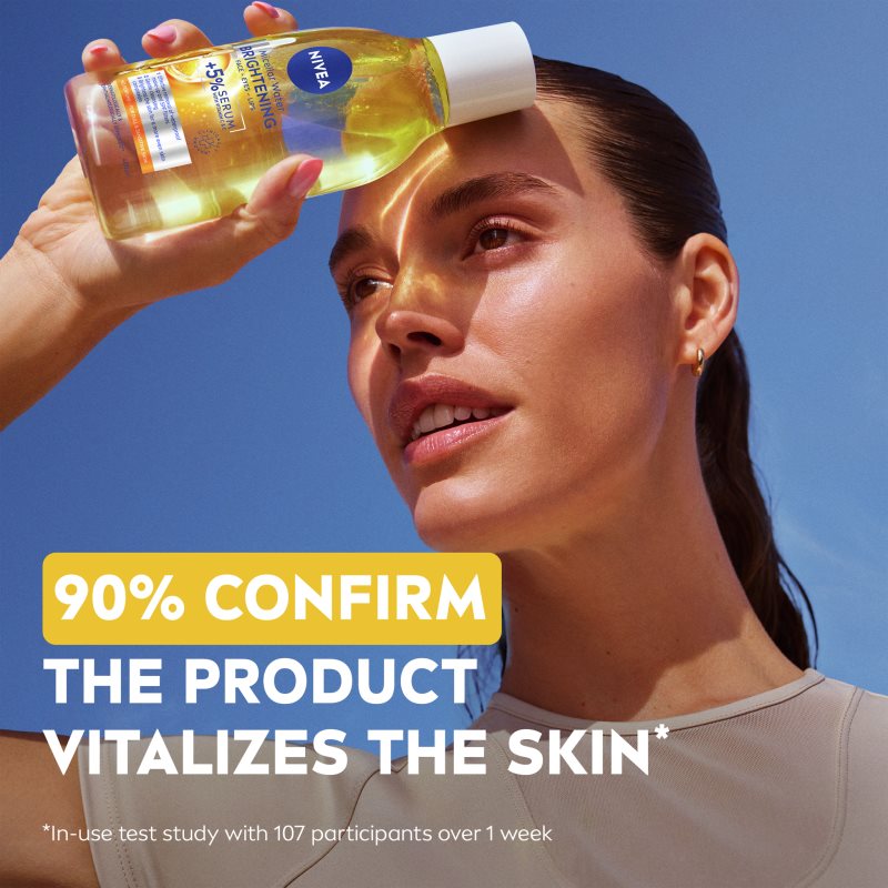 NIVEA Micellar Brightening čisticí micelární voda pro rozjasnění pleti 400 ml (obrázek 7)