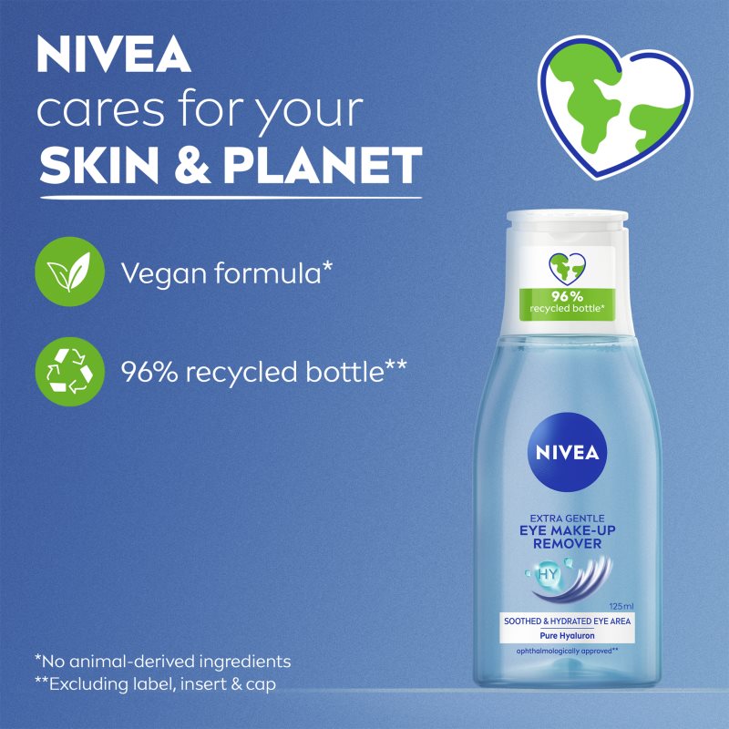 NIVEA Face Cleansing feiner Augen-Make-up-Entferner 125 ml (Bild 6)