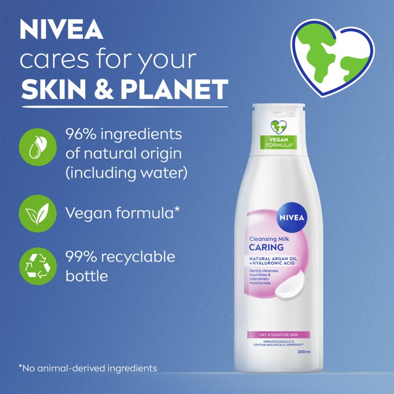 NIVEA Almond Oil Reinigungsmilch mit Mandelöl 200 ml (Bild 6)