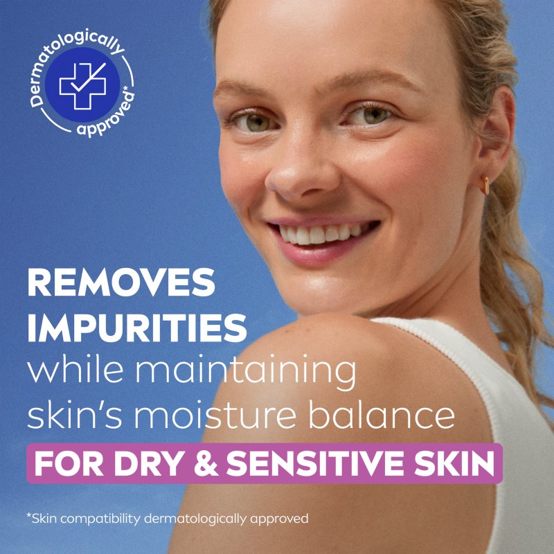 NIVEA Caring čistiaca pleťová pena pre suchú až citlivú pleť 150 ml (obrázok 3)