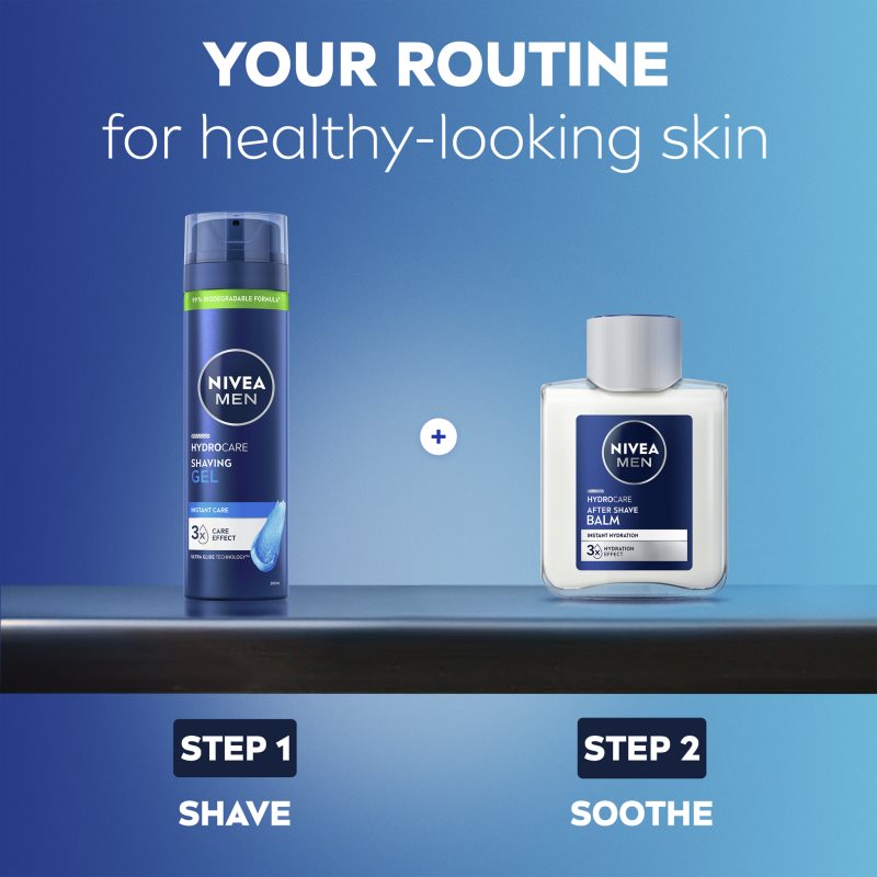 NIVEA MEN Hydrocare gél na holenie 200 ml (obrázok 6)