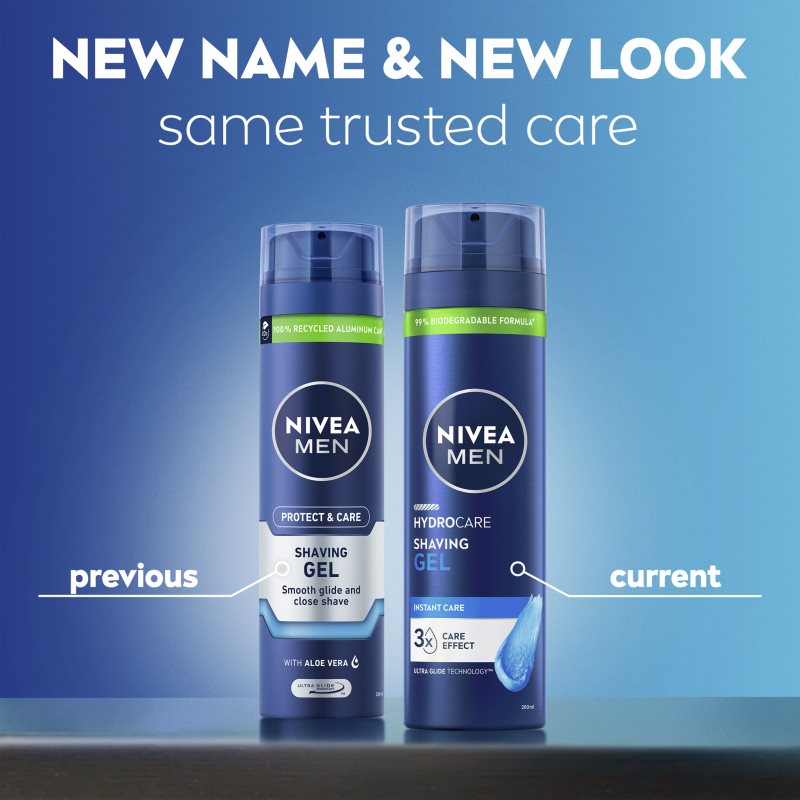 NIVEA MEN Hydrocare gél na holenie 200 ml (obrázok 7)