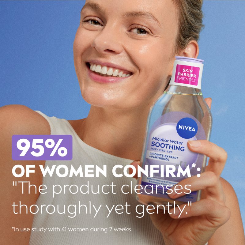 NIVEA Micellar Soothing micelární čisticí voda pro citlivou pleť 400 ml (obrázek 6)
